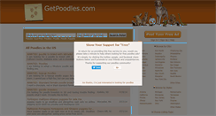 Desktop Screenshot of getpoodles.com
